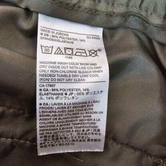 Banana Republic Lightweight Pants In Olive Green - Size L - Picture 8 of 8